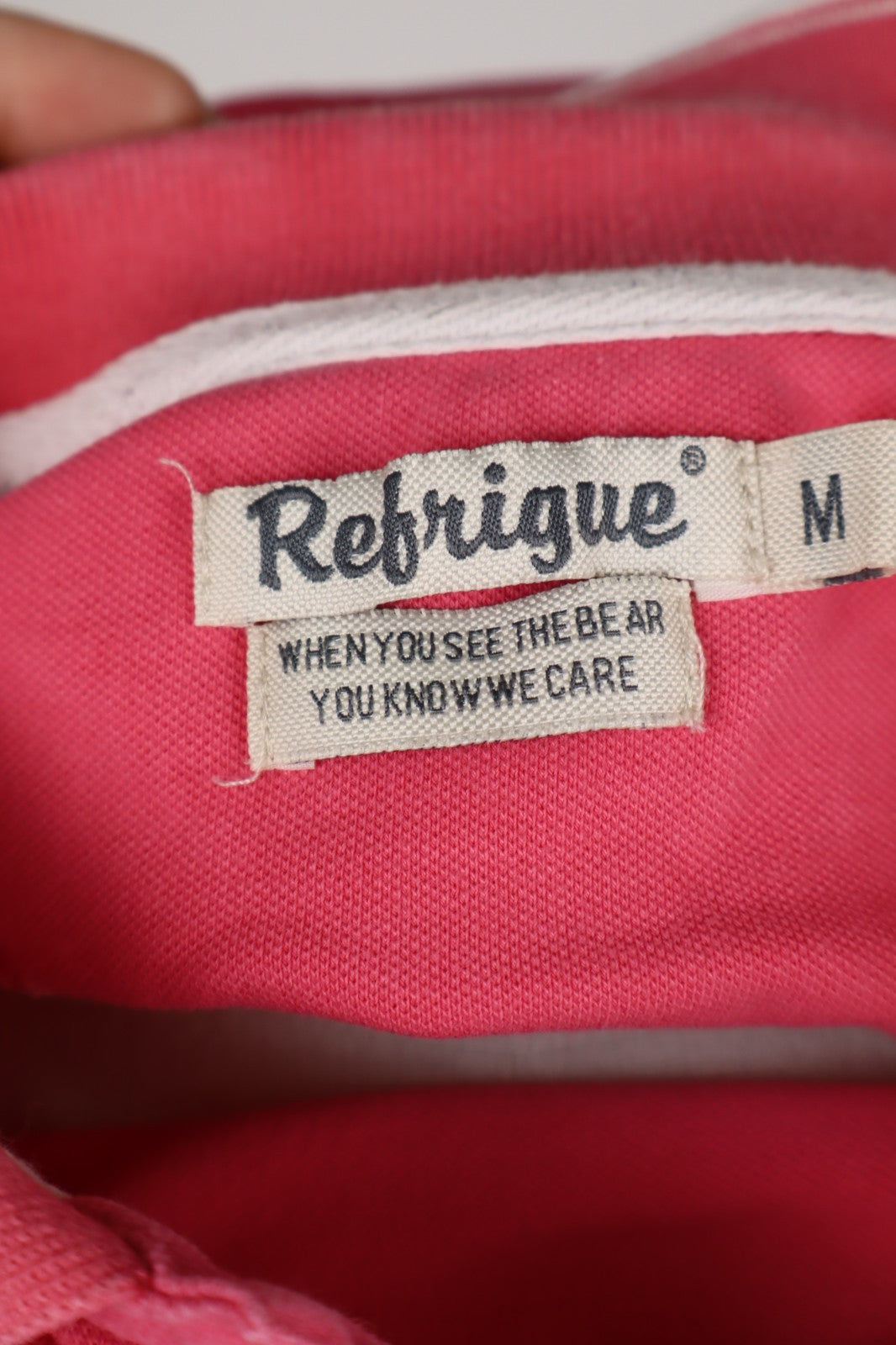 REFRIGUE MAGLIA POLO UOMO TG. M MAN T-SHIRT CASUAL VINTAGE