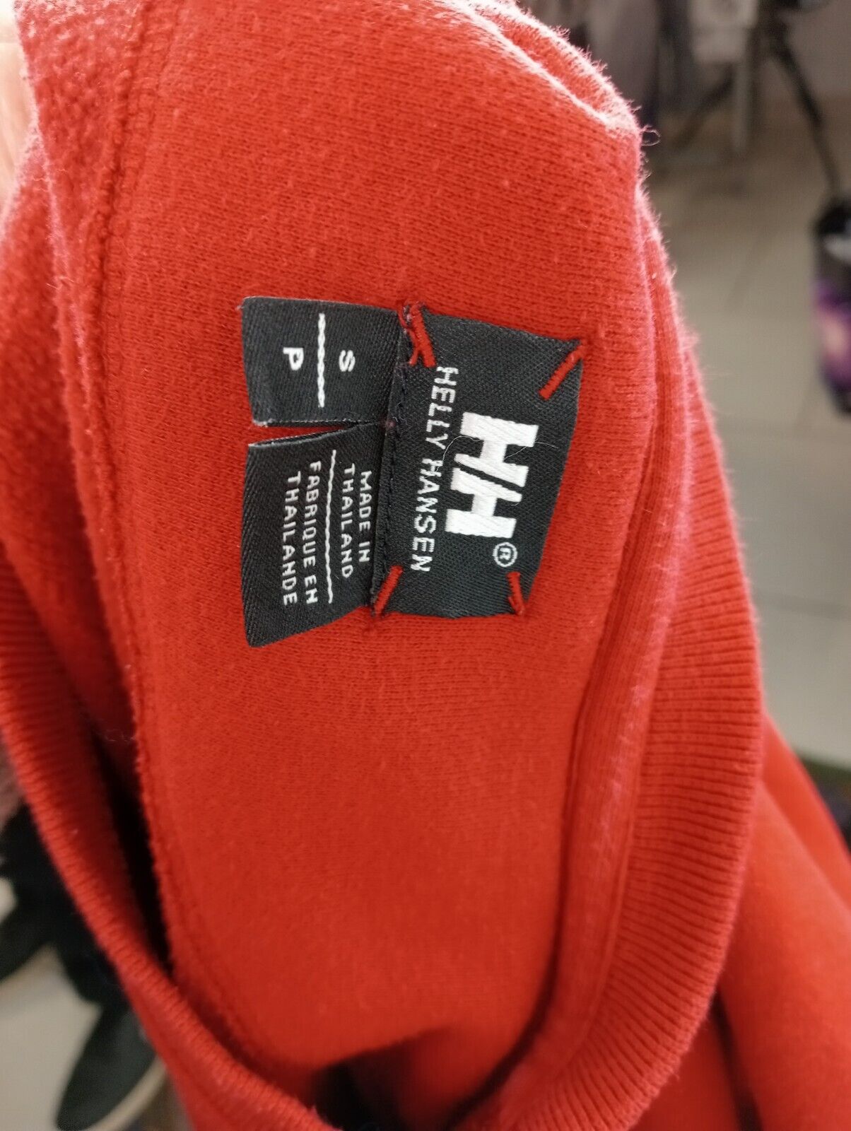 HELLY HANSEN FELPA UOMO Tg S SPORT MAN SWEATSHIRT COTONE CASUAL VINTAGE