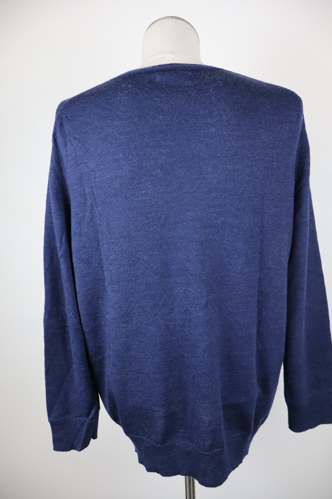 CALVIN KLEIN MAGLIONE MAGLIA LANA MERINOS VINTAGE UOMO Tg 2XL MAN SWEATER CASUAL