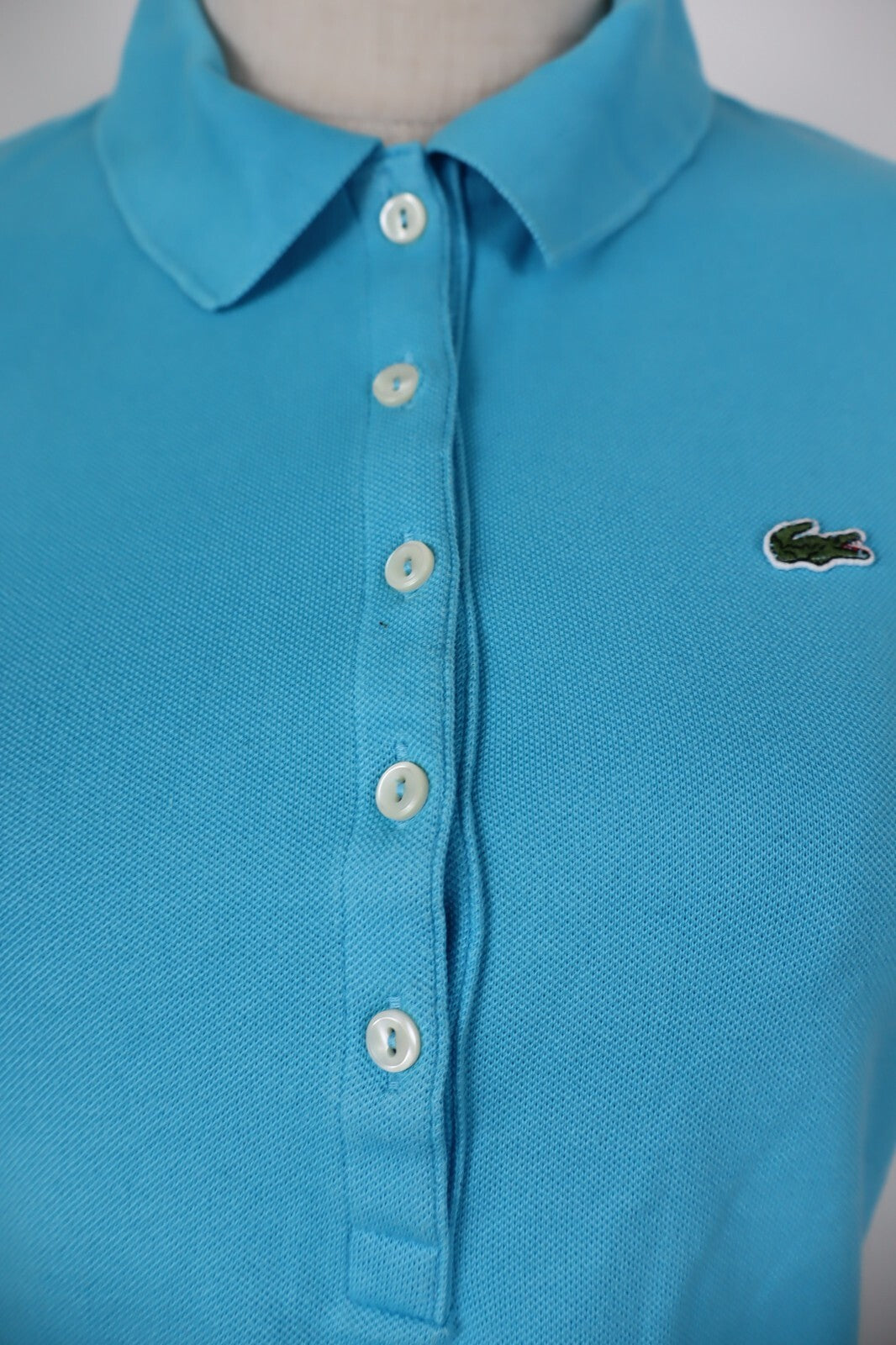 LACOSTE POLO MAGLIA T-SHIRT DONNA COTONE TG 40 WOMAN CASUAL VINTAGE