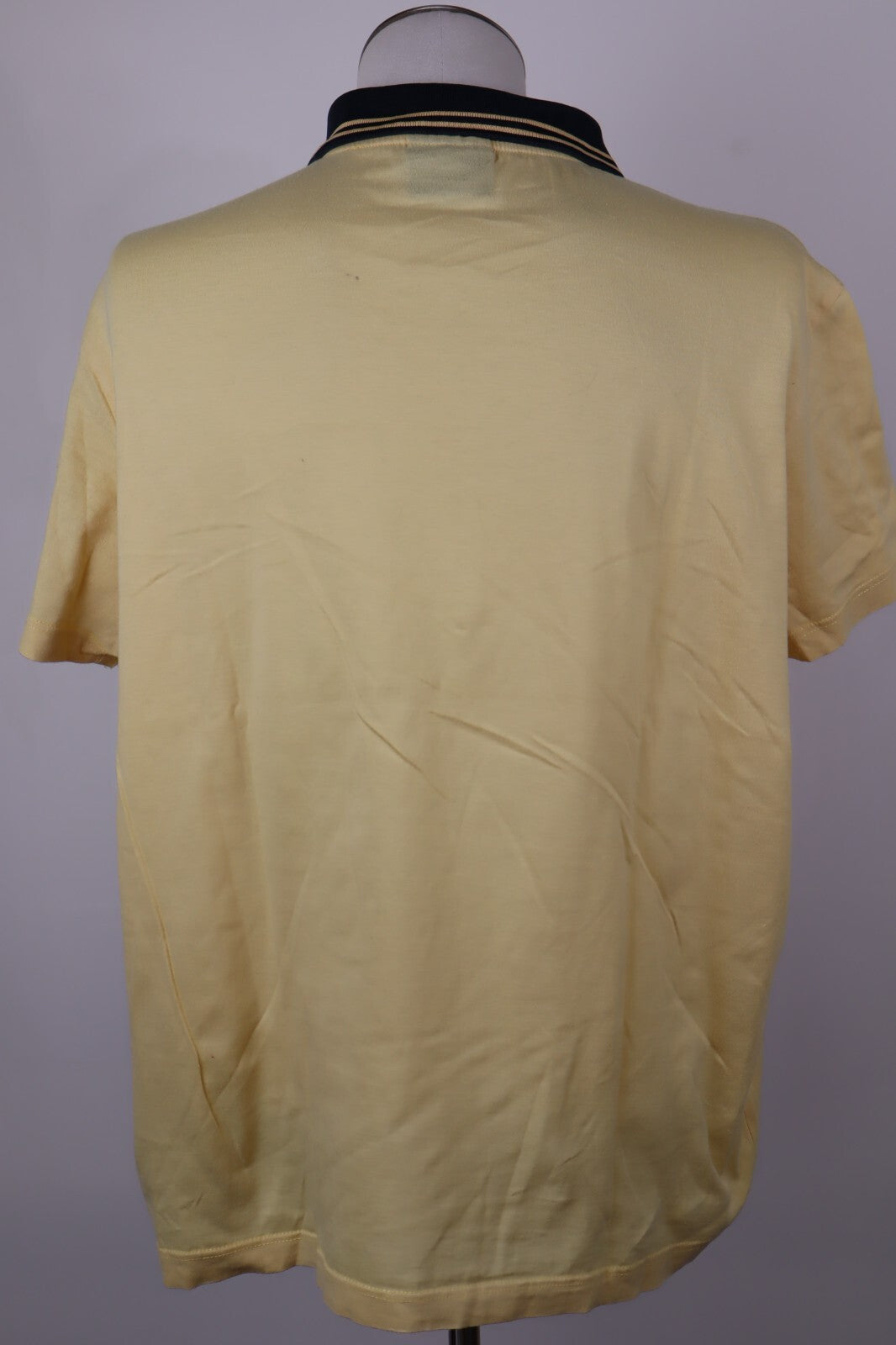 AUSTRALIAN MAGLIA POLO GIALLO SHIRT UOMO TG. 56 MAN CASUAL VINTAGE COTONE
