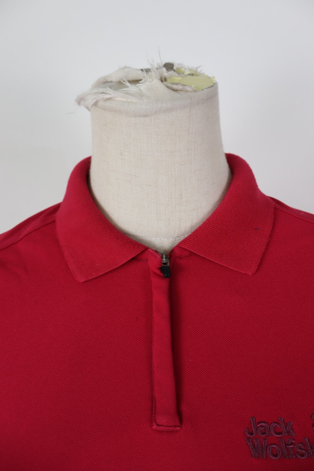 JACK WOLFSKIN POLO MAGLIA DONNA TG. S WOMAN SHIRT CASUAL VINTAGE CERNIERA