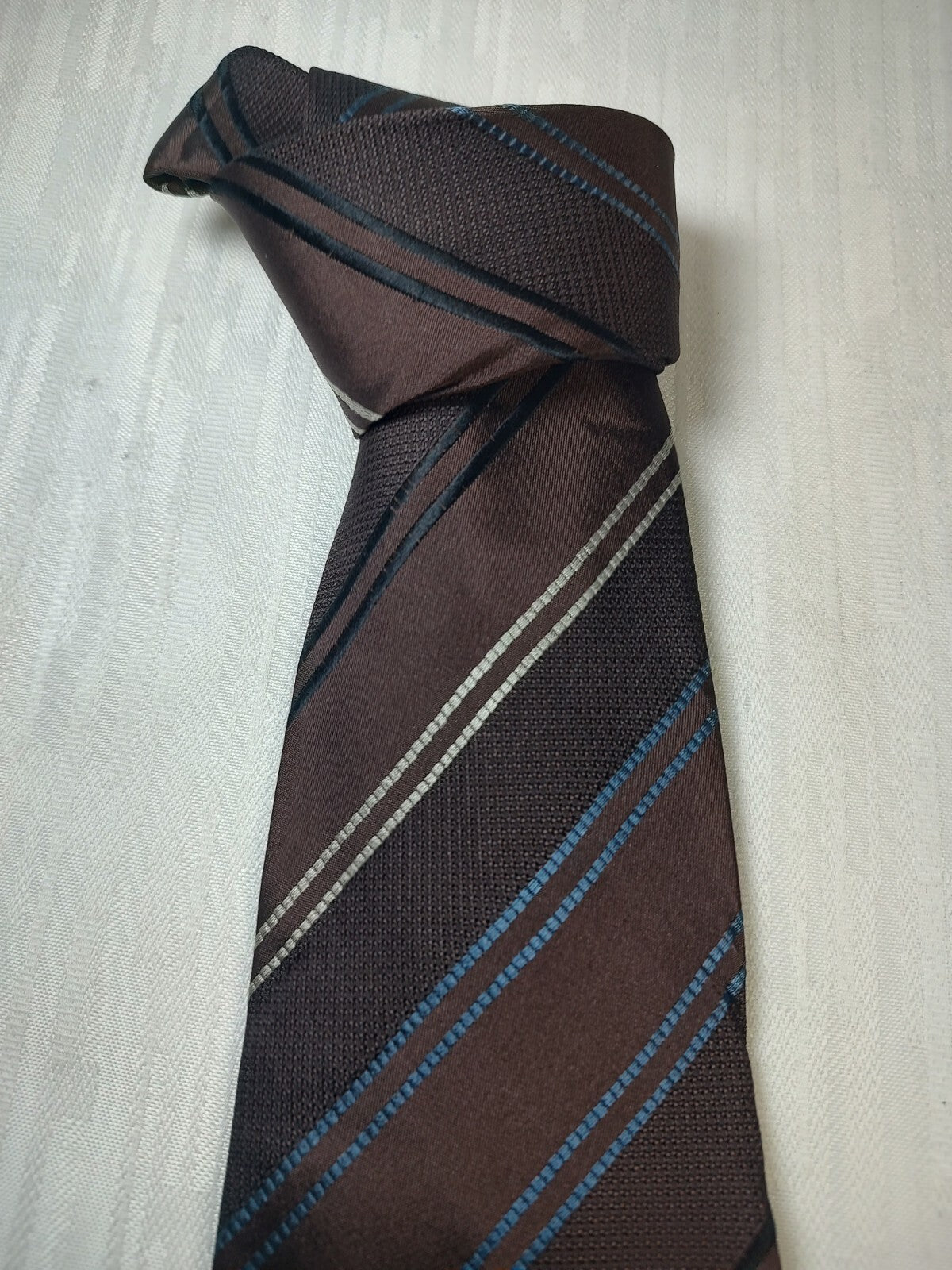 BARTON MODA 100% SILK TIE SETA CRAVATTA NECKTIE MADE IN ITALY CLASSIC