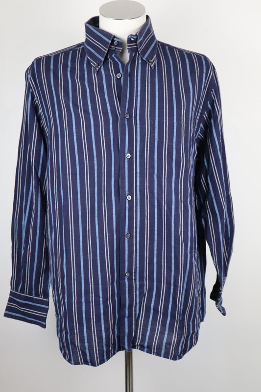 COVERI CAMICIA UOMO COTONE TG. 43  MAN CASUAL VINTAGE SHIRT COTONE