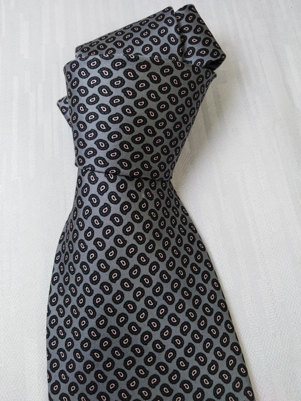 REGINA SCHRECKER 100% SILK TIE SETA CRAVATTA NECKTIE MADE IN ITALY CLASSIC