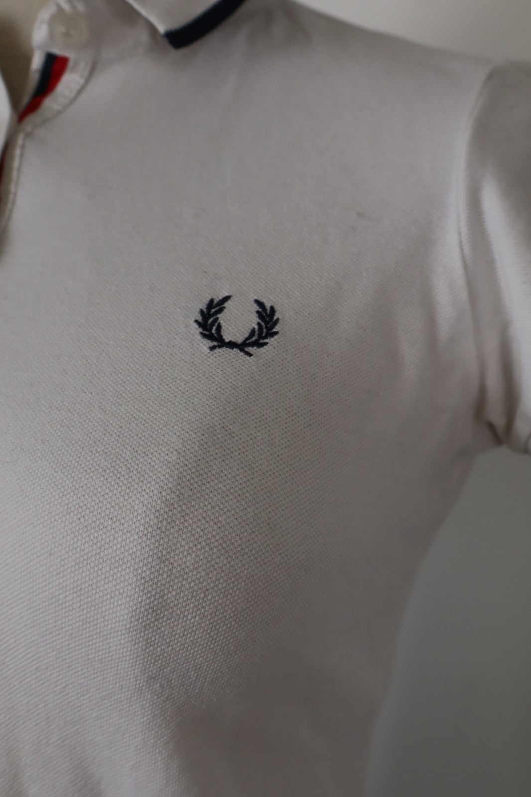 FRED PERRY POLO MAGLIA DONNA COTONE TG. S WOMAN COTTON SHIRT CASUAL VINTAGE
