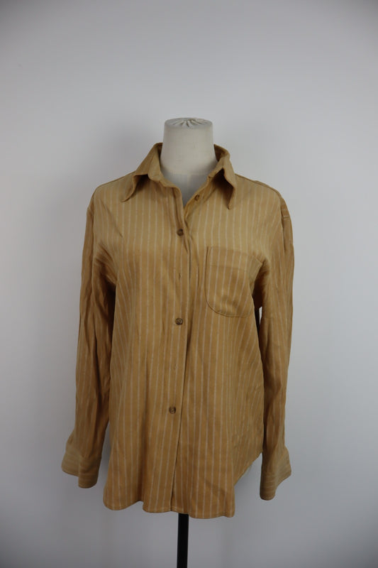 AJ ARMANI JEANS CAMICIA DONNA TG. 44 WOMAN SHIRT CASUAL VINTAGE  VISCOSA
