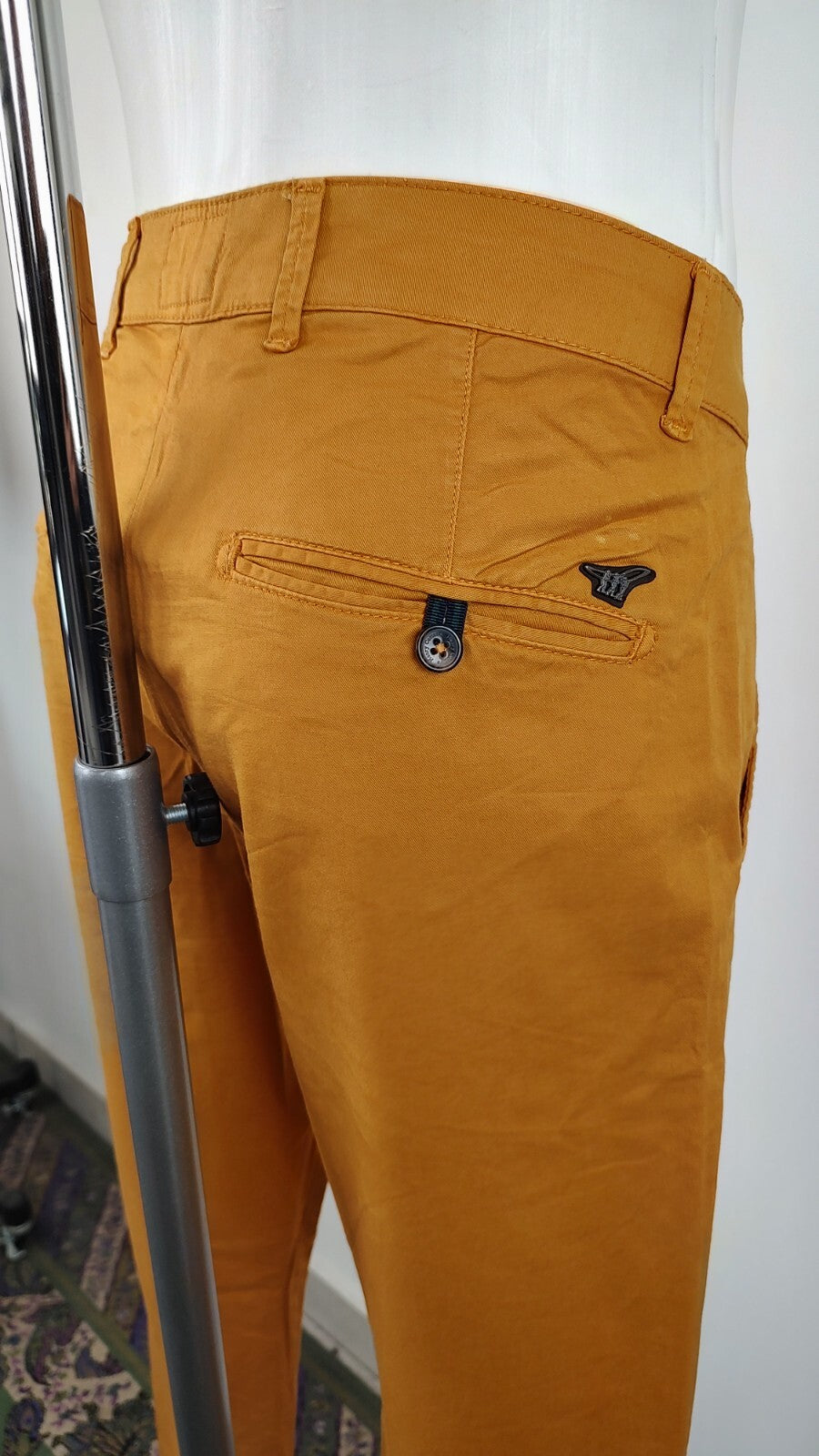 HENRY COTTON'S PANTALONE CASUAL UOMO TG 48 MAN VINTAGE PANTS COTONE