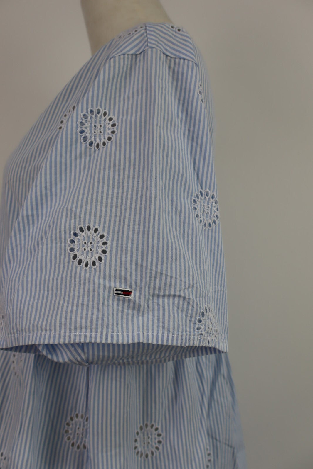 TOMMY JEANS VESTITO DONNA TG. S WOMAN CASUAL VINTAGE DRESS COTONE