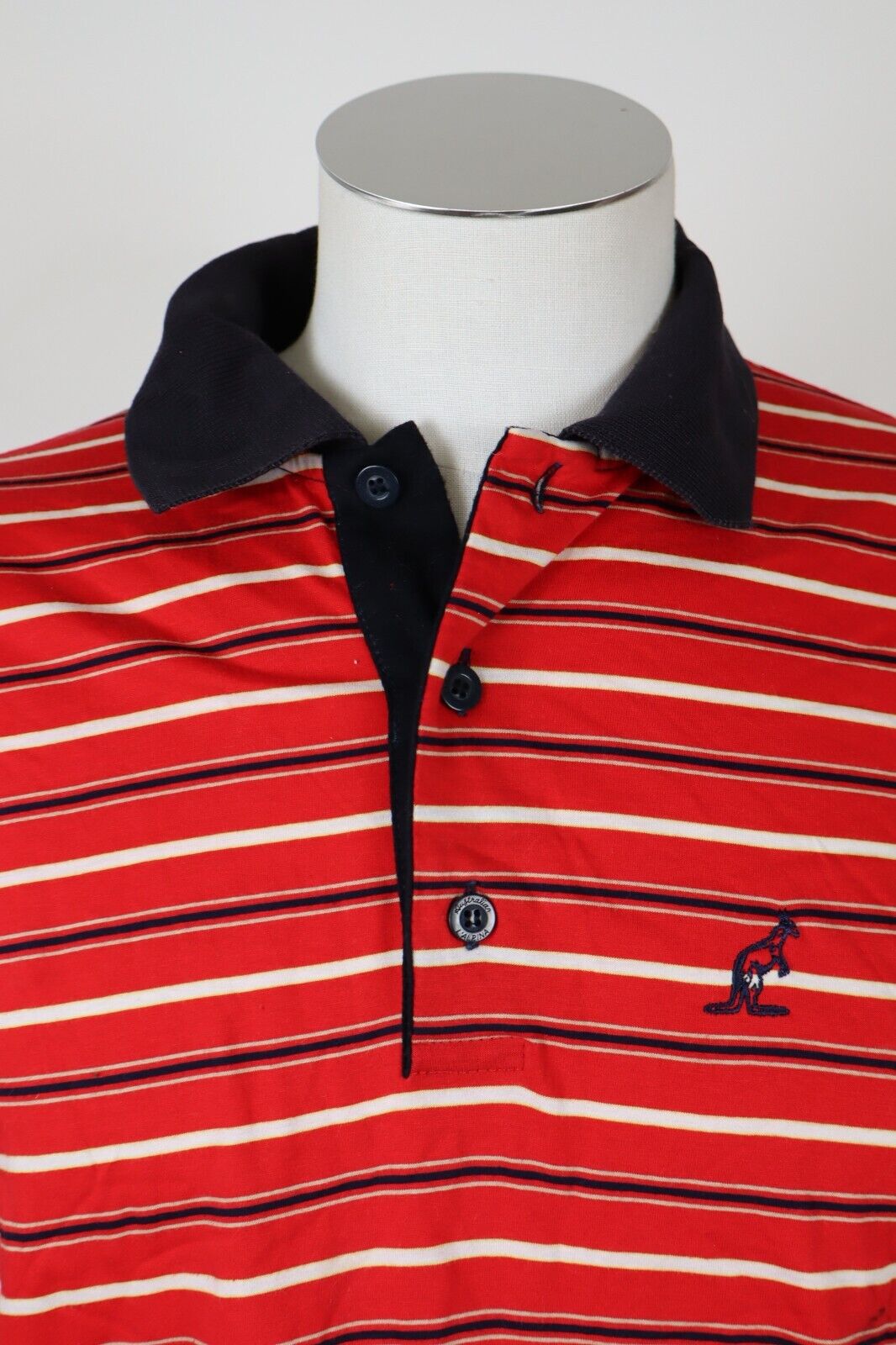 AUSTRALIAN MAGLIA POLO UOMO TG 48 MAN T-SHIRT CASUAL VINTAGE COTONE