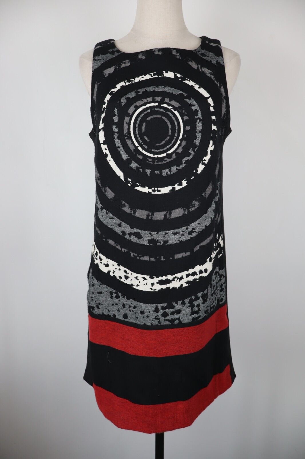 DESIGUAL VESTITO ABITO DONNA TG. 40 WOMAN CASUAL VINTAGE DRESS COTONE