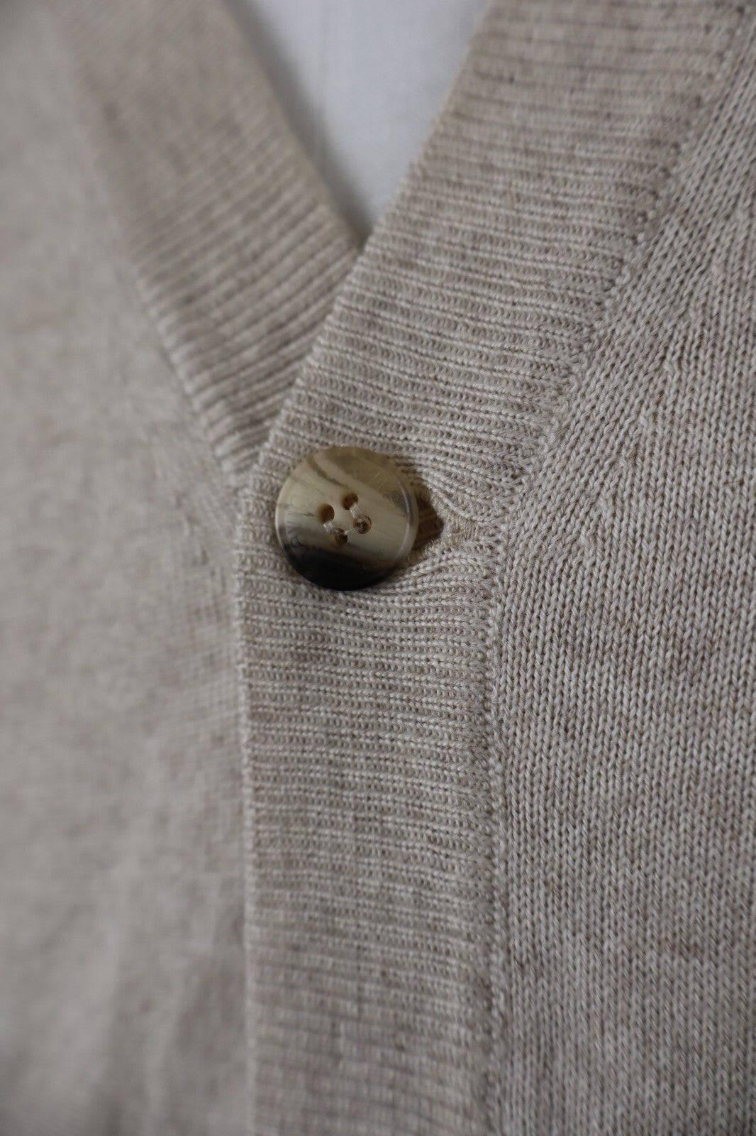 NAVIGARE MAGLIONE SMANICATO CARDIGAN LANA VINTAGE UOMO TG L MAN SWEATER CASUAL