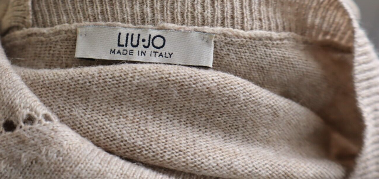 LIU JO MAGLIONE MAGLIA DONNA TG S WOMAN SWEATER VINTAGE CASUAL LANA WOOL