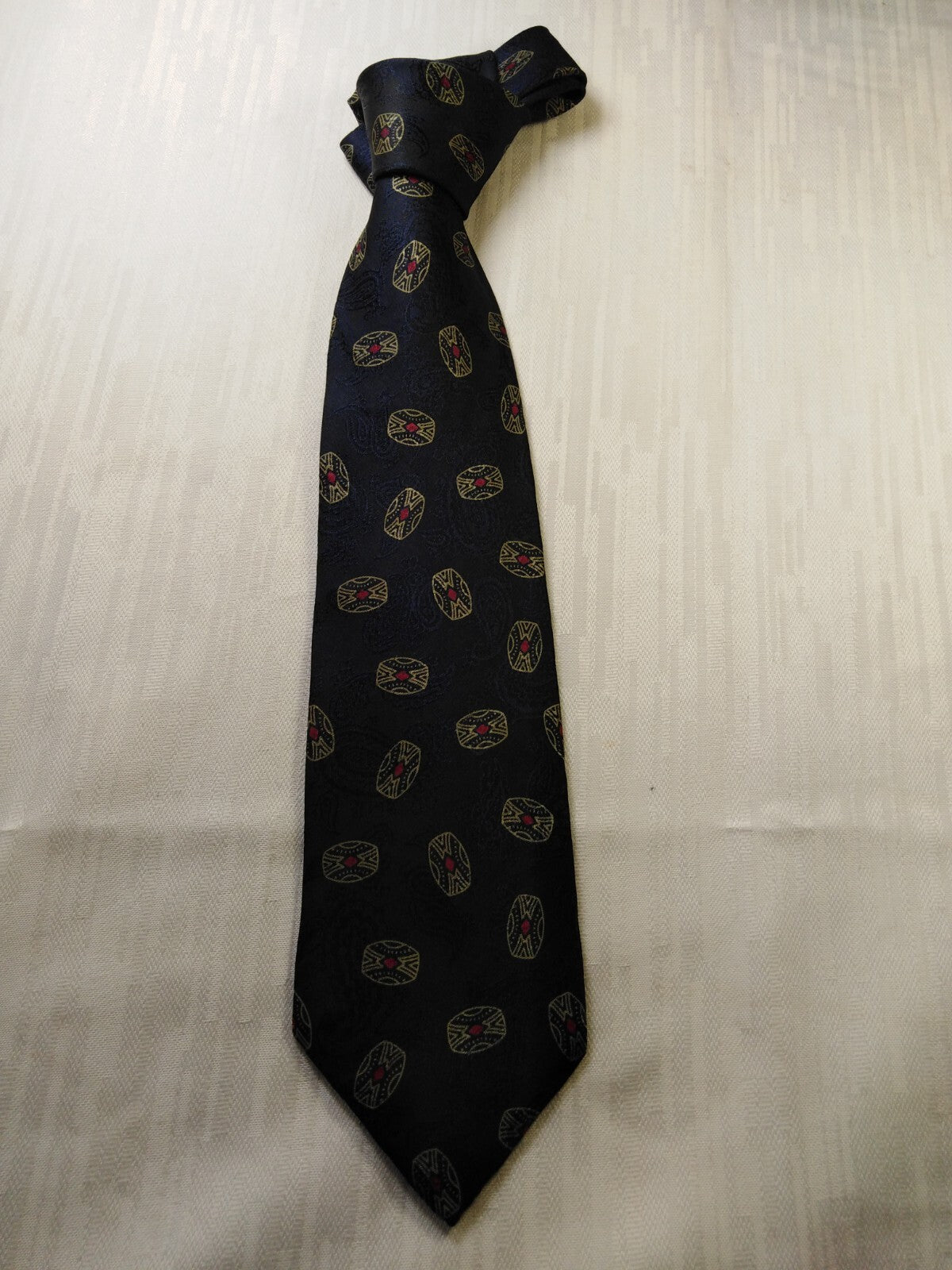 FRANCO BASSI 100% SETA SILK TIE CRAVATTA NECKTIE MADE ITALY VINTAGE CLASSIC