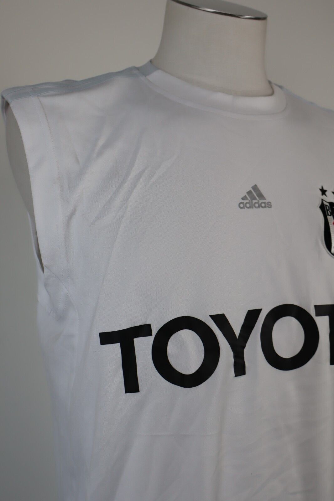 ADIDAS BESIKTAS CANOTTA MAGLIA CALCIO UOMO Tg L SOCCER TRIKOT MAN JERSEY SHIRT