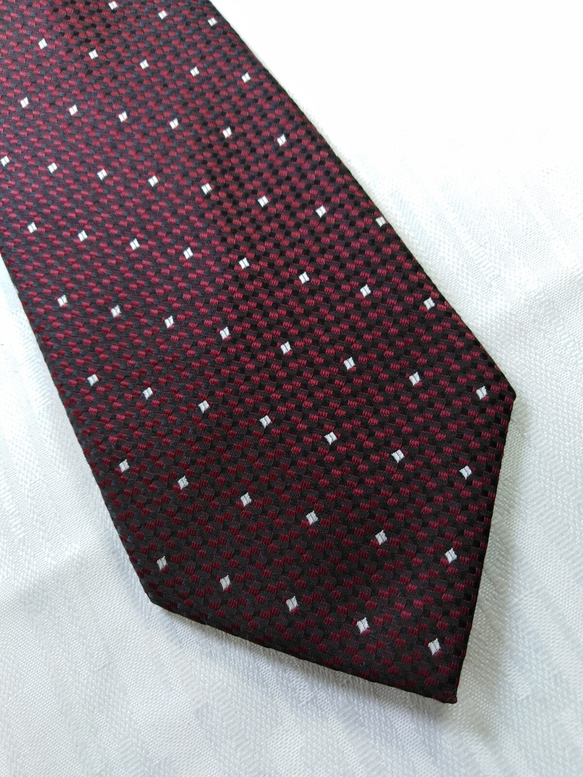 ROCCOBAROCCO 100% SETA SILK TIE CRAVATTA NECKTIE MADE ITALY VINTAGE CLASSIC
