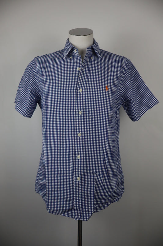 RALPH LAUREN CAMICIA UOMO COTONE TG M MAN CASUAL VINTAGE COTTON SHIRT LOGO