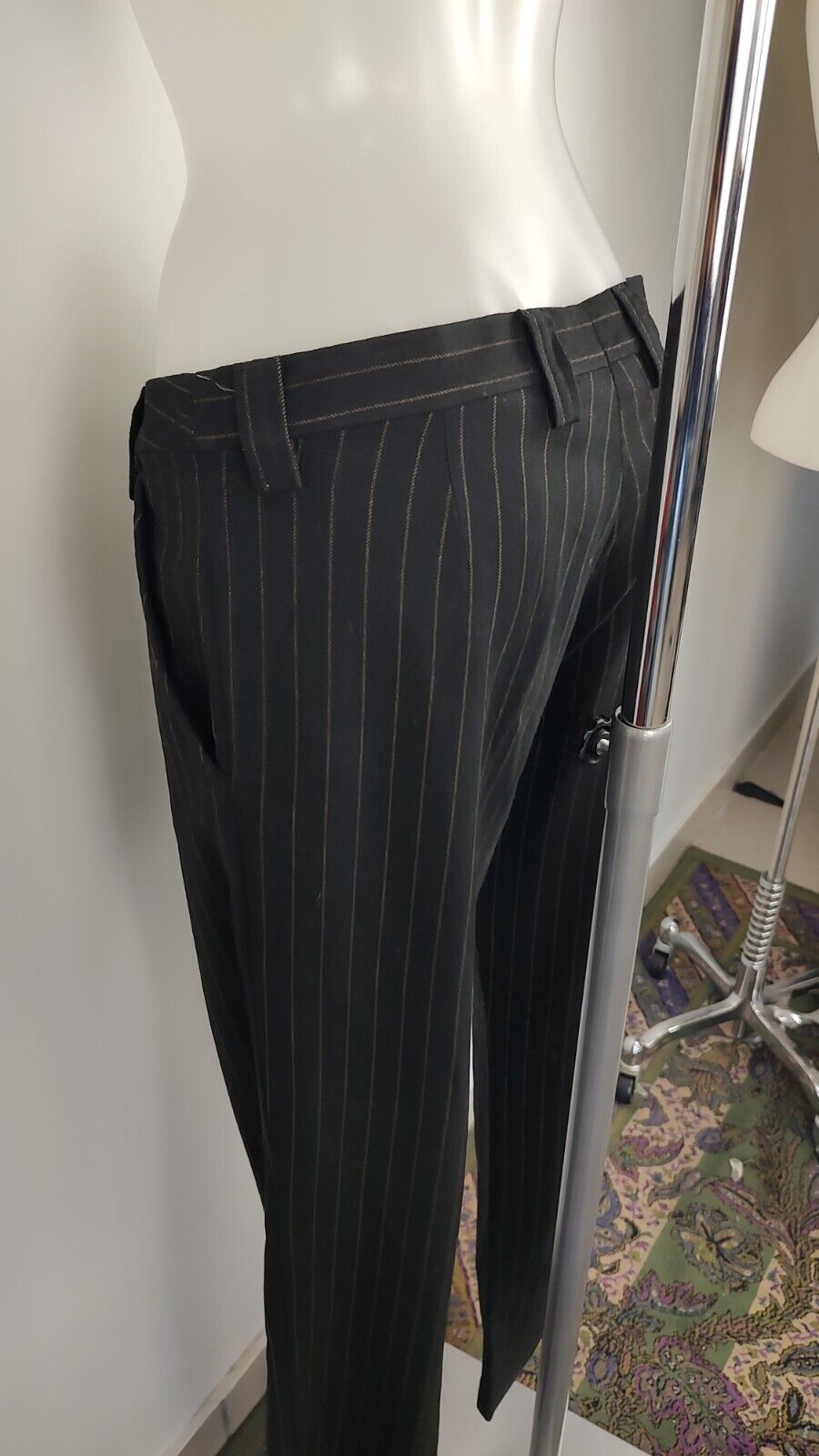 ENERGIE GOLD PANTALONE CASUAL DONNA TG. 31 WOMAN VINTAGE PANTS CINTURA