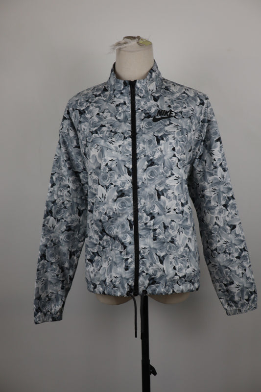 NIKE JACKET GIACCA FELPA CON ZIP CERNIERA DONNA Tg M WOMAN CASUAL VINTAGE SPORT