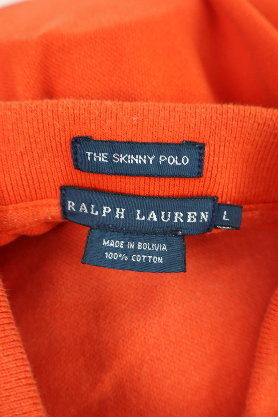 RALPH LAUREN POLO MAGLIA UOMO L MAN CASUAL VINTAGE T-SHIRT COTONE COTTON LOGO