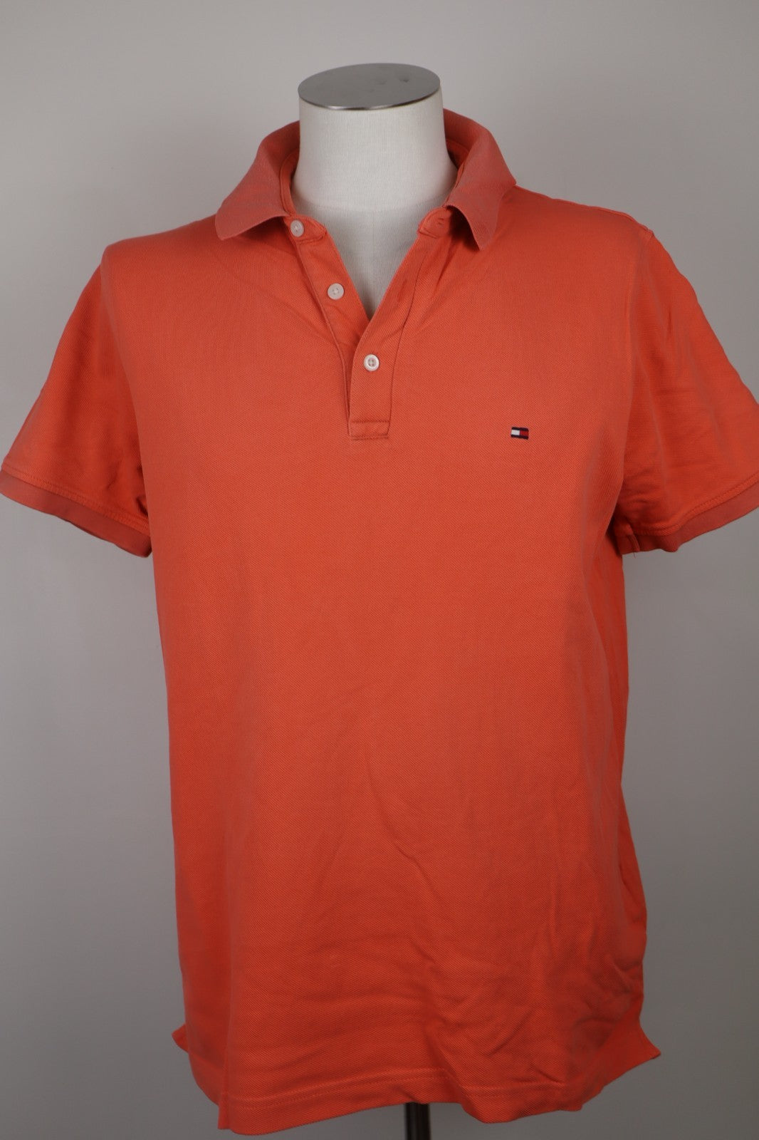 TOMMY HILFIGER MAGLIA POLO UOMO XL MAN T-SHIRT CASUAL VINTAGE COTONE COTTON LOGO