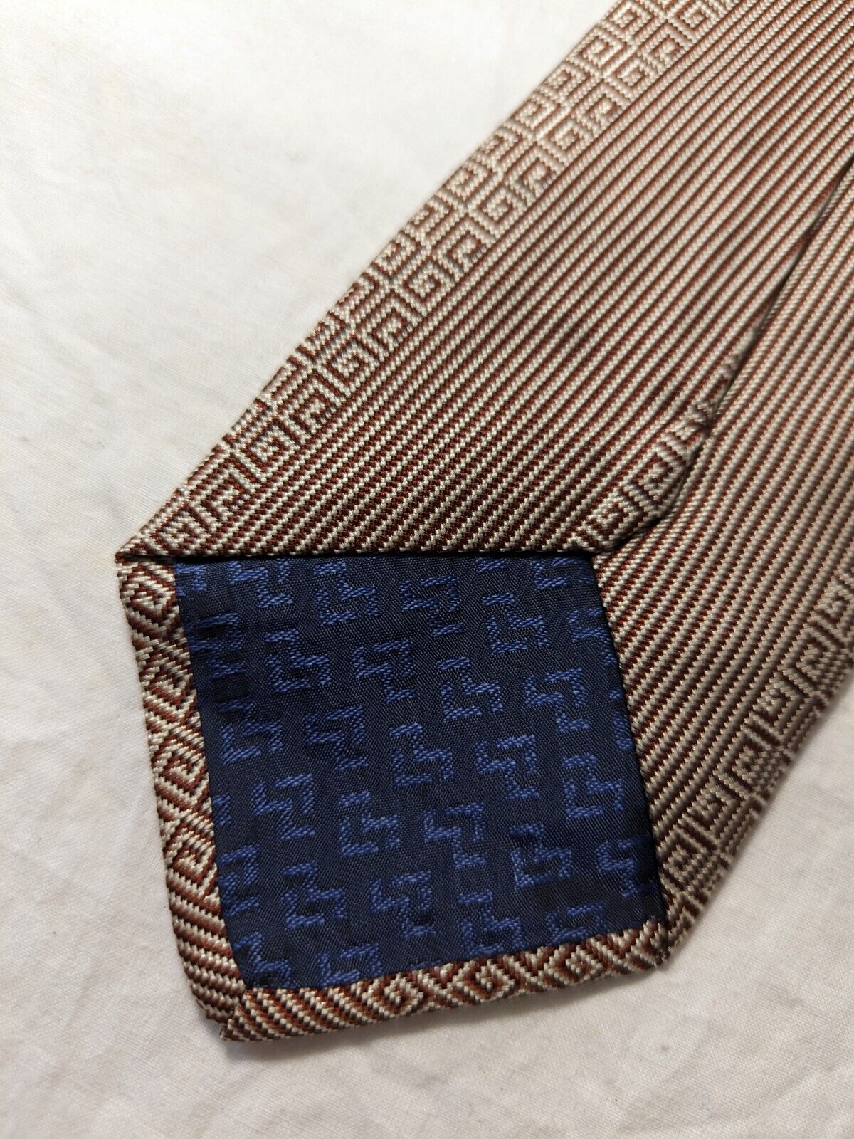 MARIO VALENTINO NAPOLI 100% SILK TIE SETA CRAVATTA NECKTIE MADE IN ITALY