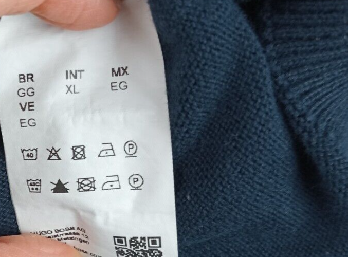 HUGO BOSS MAGLIONE COTONE COTTON UOMO XL MAN SWEATER CASUAL VINTAGE ITALY