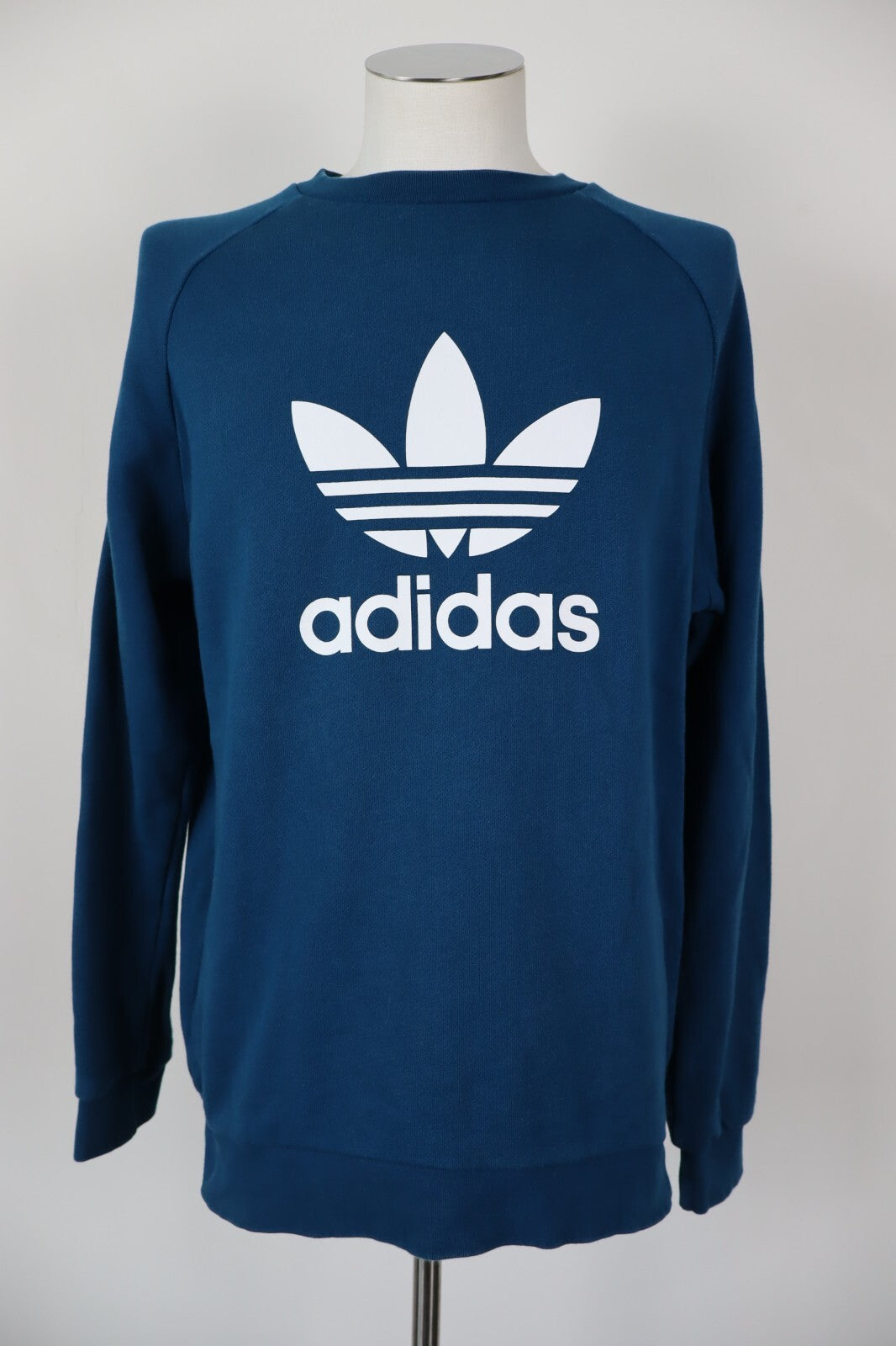 ADIDAS FELPA COTONE UOMO Tg L MAN COTTON JACKET SWEATSHIRT VINTAGE SPORT