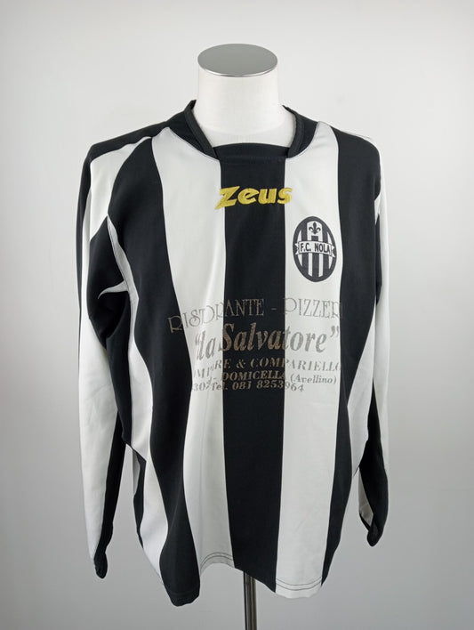 ZEUS NOLA N 13 MAGLIA CALCIO TRIKOT UOMO TG. XL SOCCER JERSEY VINTAGE