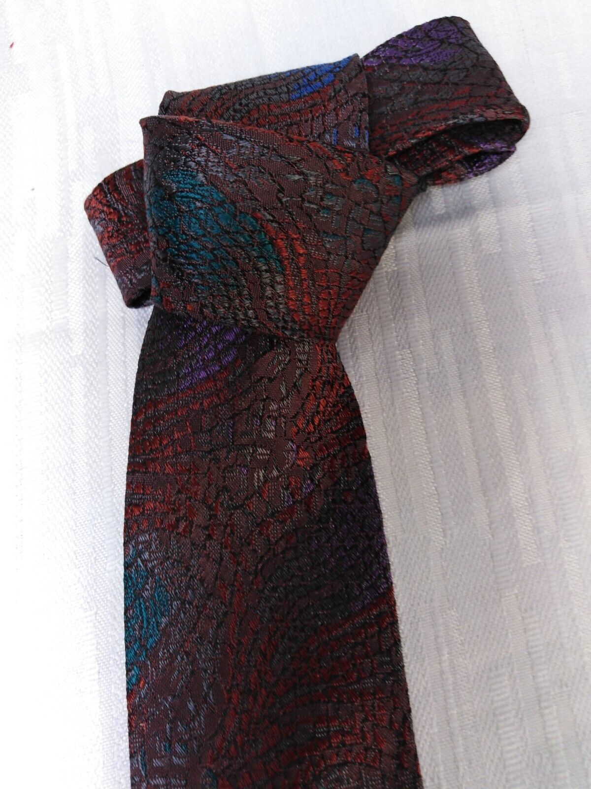 LUCIANO SOPRANI 100% SILK TIE SETA CRAVATTA NECKTIE MADE IN ITALY