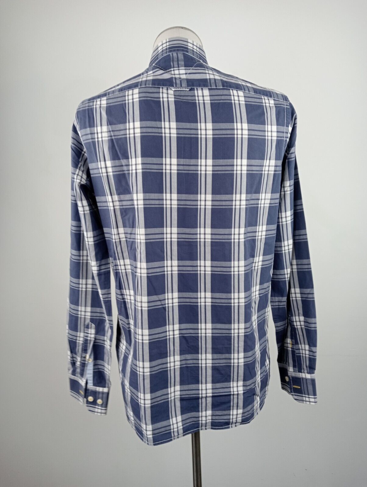 TOMMY HILFIGER CAMICIA UOMO TG. S MAN CASUAL VINTAGE SHIRT COTONE MADE ITALY