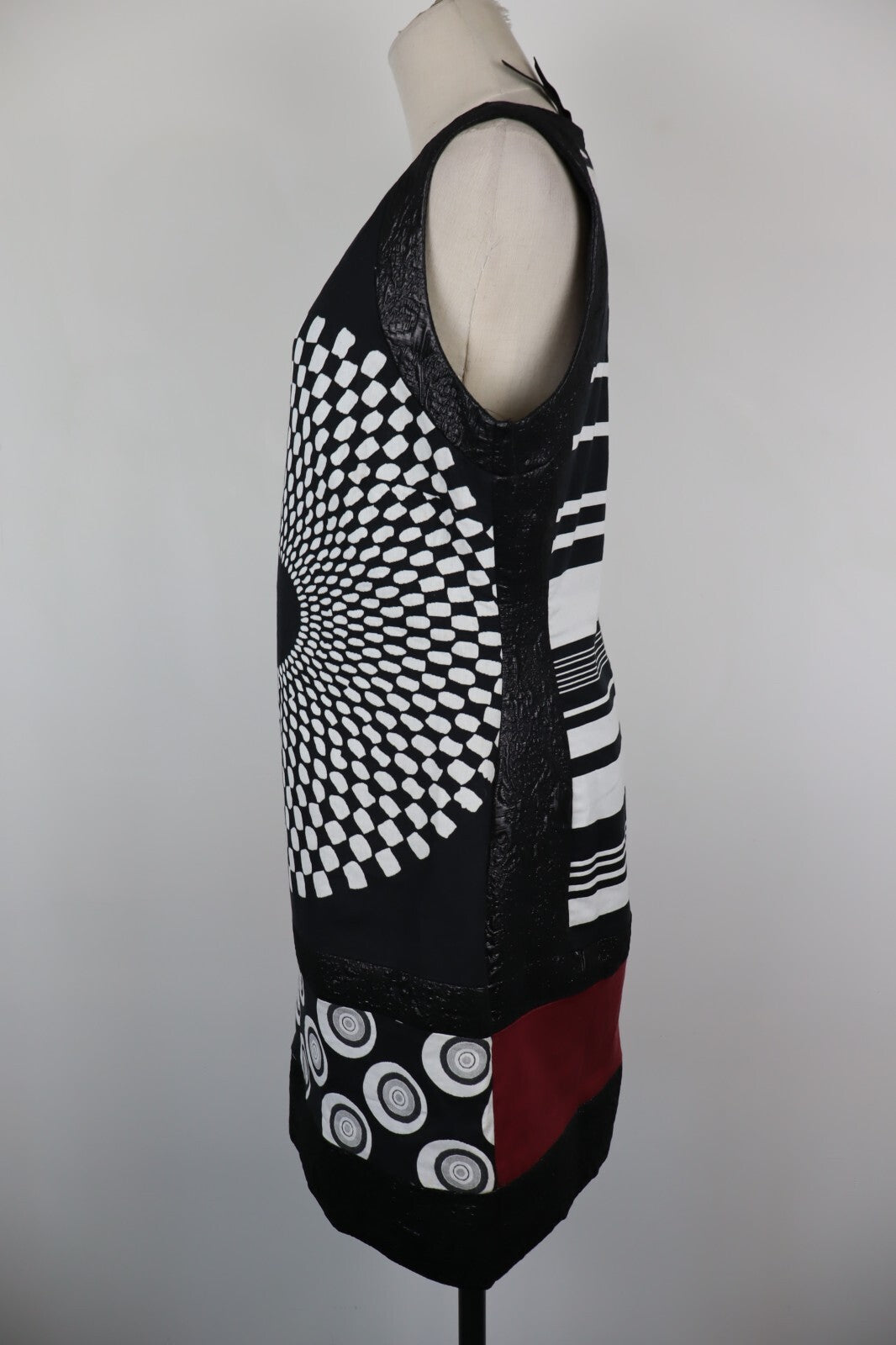 DESIGUAL VESTITO ABITO DONNA TG. 42 WOMAN CASUAL VINTAGE DRESS