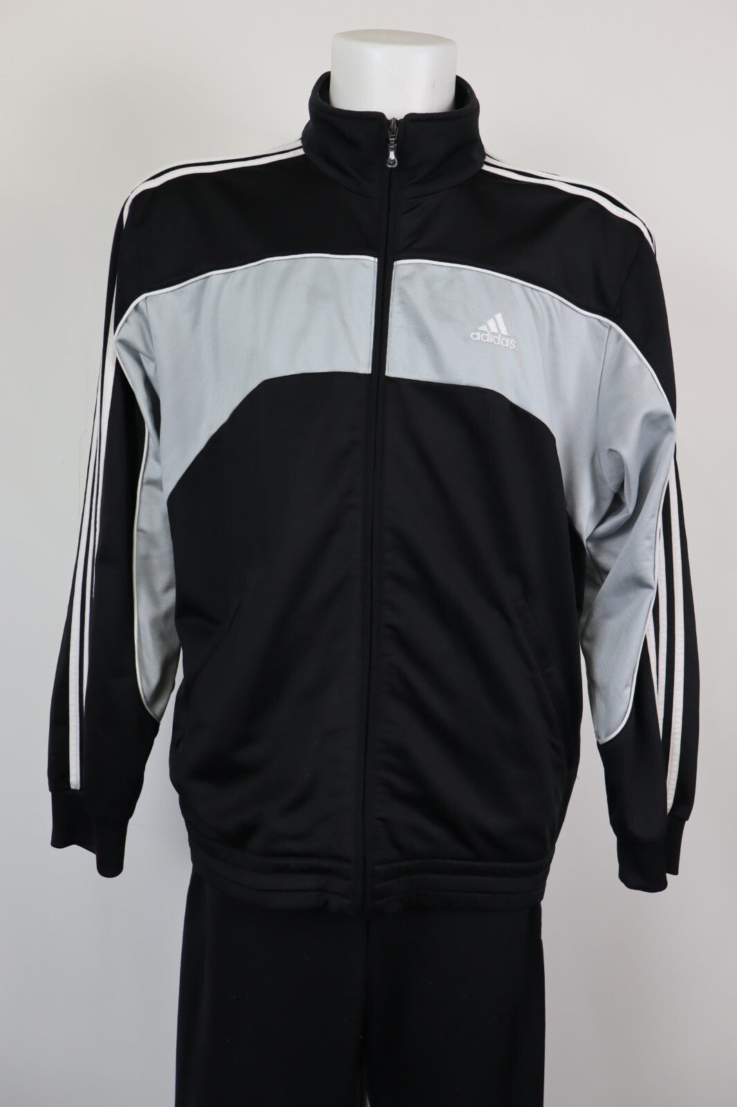 ADIDAS TUTA COMPLETO DUE PEZZI  TG. 6 TRACKSUIT JACKET GIACCA PANTS UOMO SPORT