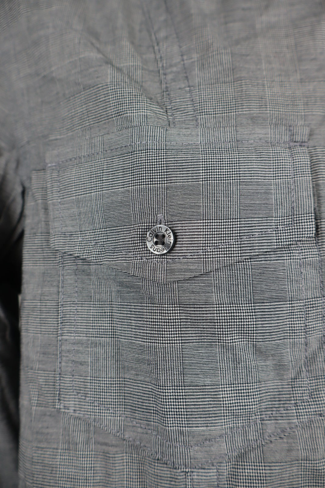 CALVIN KLEIN JEANS CAMICIA SHIRT UOMO Tg L MAN VINTAGE CASUAL COTONE COTTON