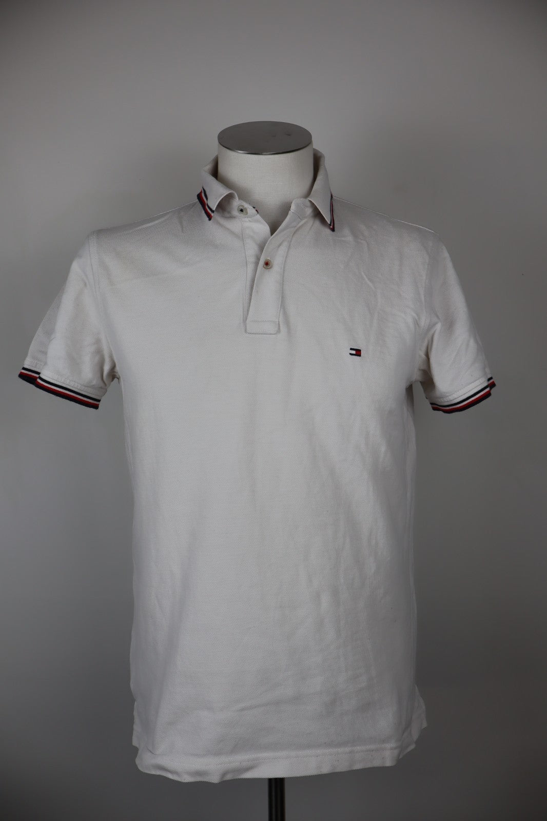 TOMMY HILFIGER MAGLIA POLO UOMO M SLIM MAN T-SHIRT CASUAL VINTAGE COTONE COTTON