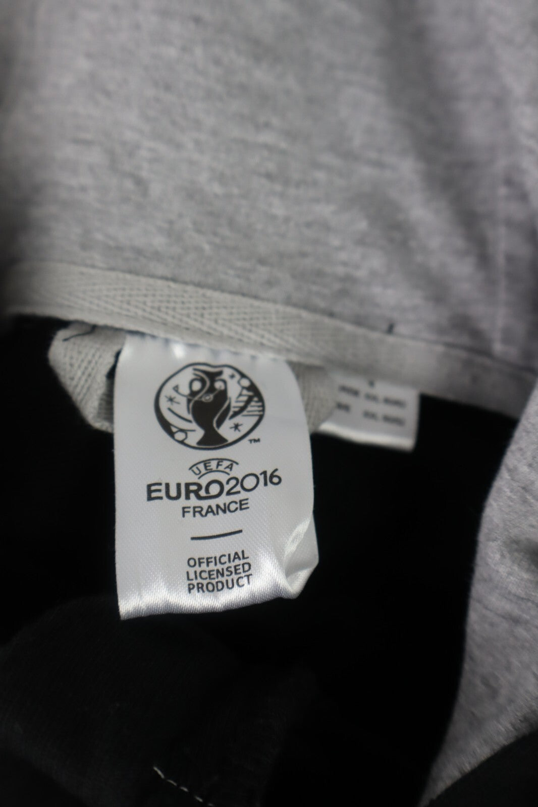 UEFA EURO 2016 GERMANIA FELPA SPORT CALCIO UOMO Tg XXL MAN VINTAGE JACKET