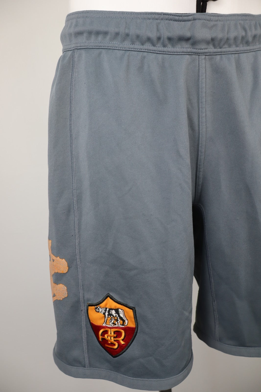 KAPPA AS ROMA PANTALONCINI CALCIO SPORT UOMO TG M VINTAGE MEN SHORTS