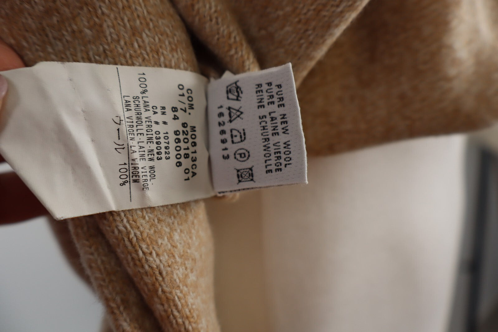 HENRY COTTON'S MAGLIONE CON ZIP VINTAGE UOMO Tg. M MAN SWEATER CASUAL LANA WOOL