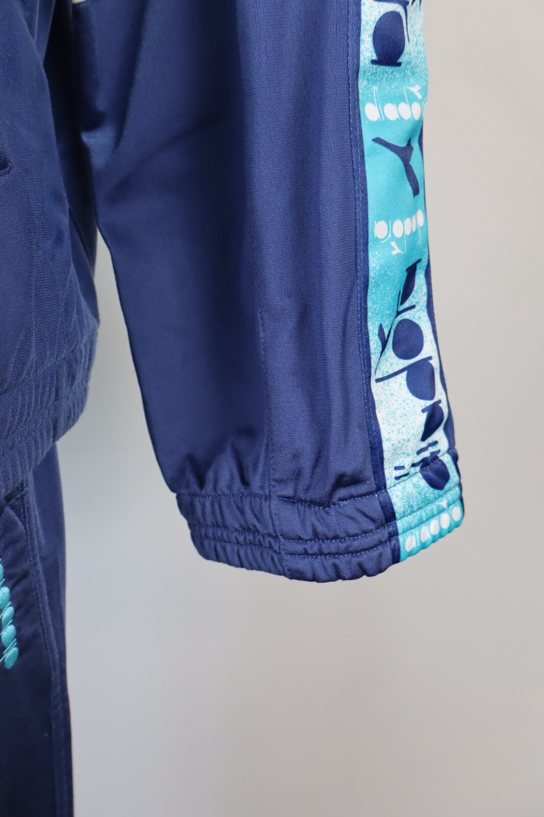 DIADORA TUTA COMPLETO DUE PEZZI  TG. 54 TRACKSUIT JACKET GIACCA PANTS UOMO SPORT