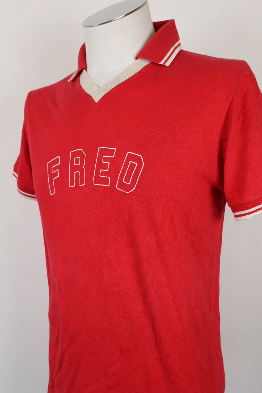 FRED PERRY POLO MAGLIA UOMO COTONE Tg. S MAN COTTON T-SHIRT CASUAL VINTAGE