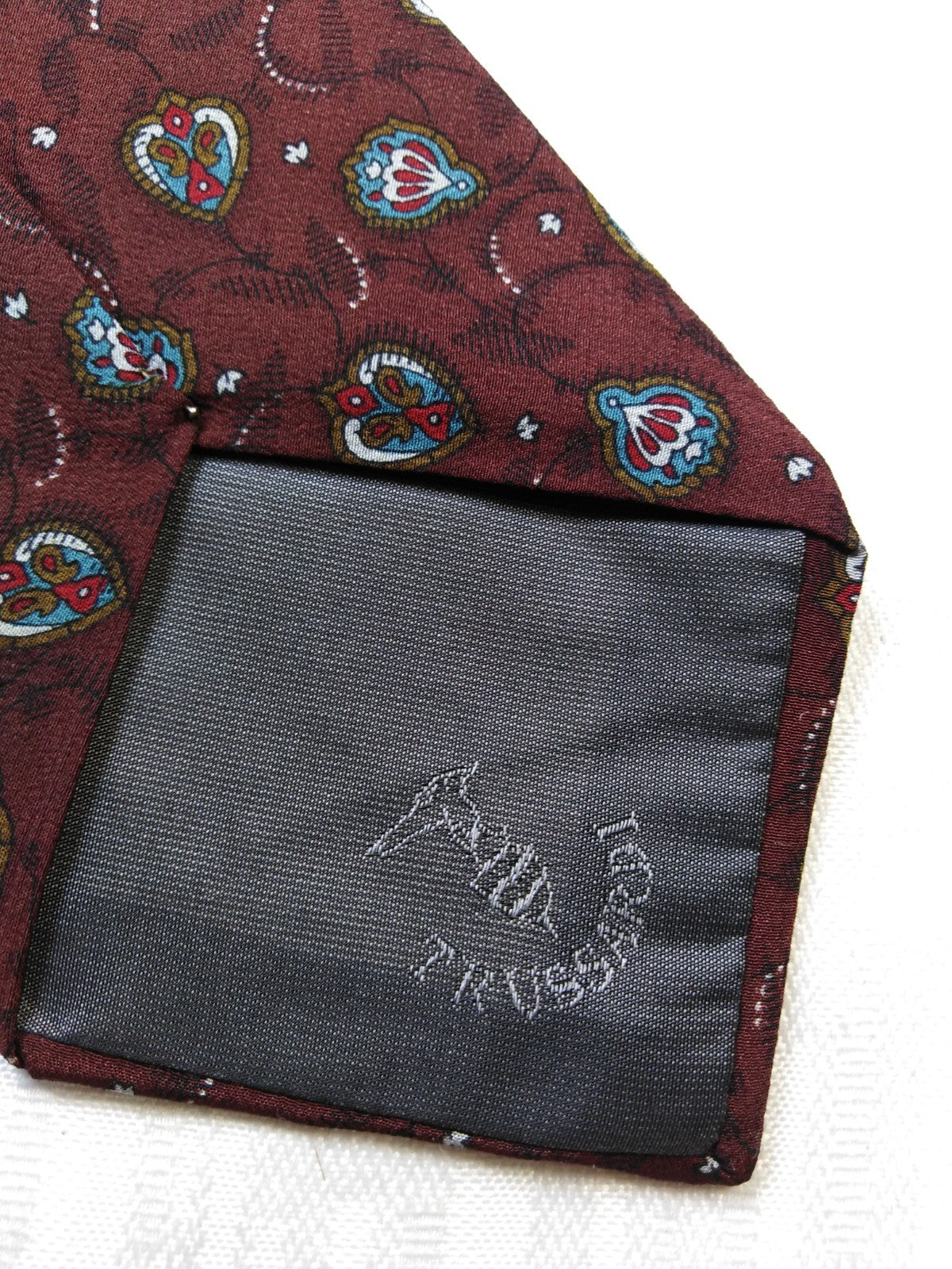 TRUSSARDI 100% SILK TIE SETA CRAVATTA NECKTIE MADE IN ITALY CLASSIC