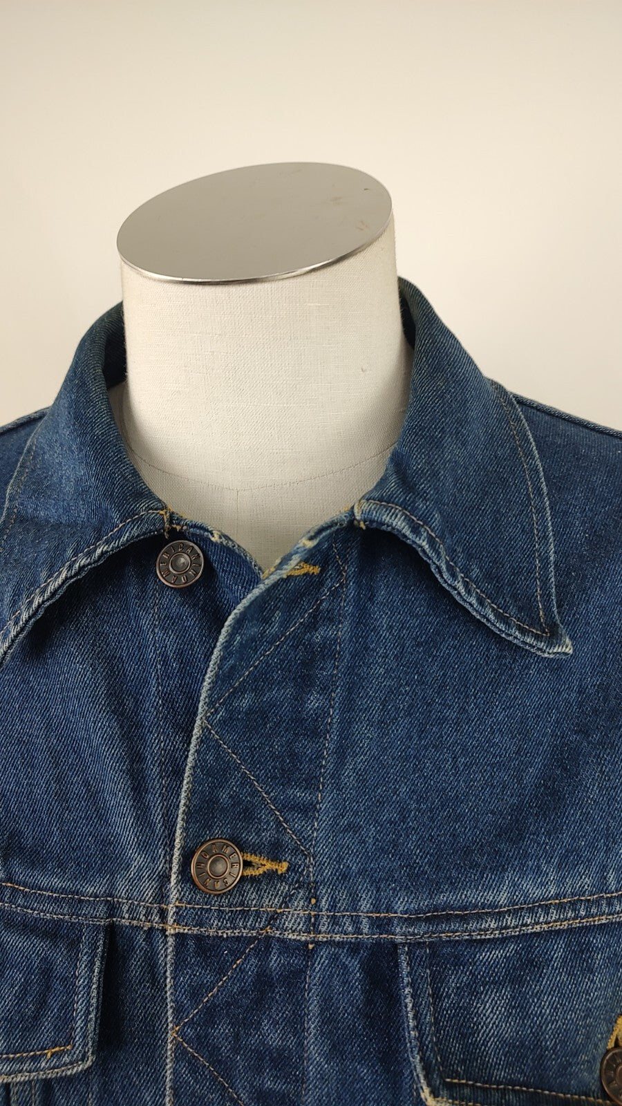 AMERICANINO GIUBBINO GIUBBINO JEANS DENIM UOMO Tg L MAN CASUAL JACKET
