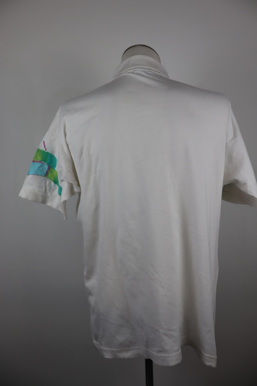 SERGIO TACCHINI MAGLIA POLO TENNIS UOMO TG VII 7 MAN T-SHIRT CASUAL VINTAGE LOGO