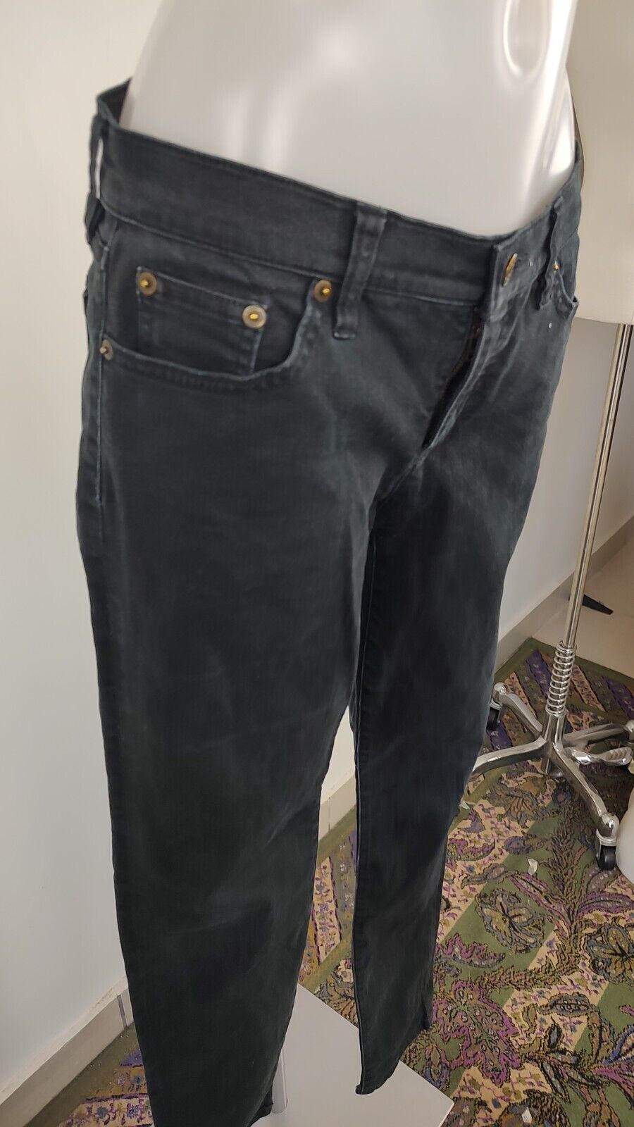 RALPH LAUREN PANTALONE CASUAL DONNA TG 2 WOMAN VINTAGE PANTS COTONE