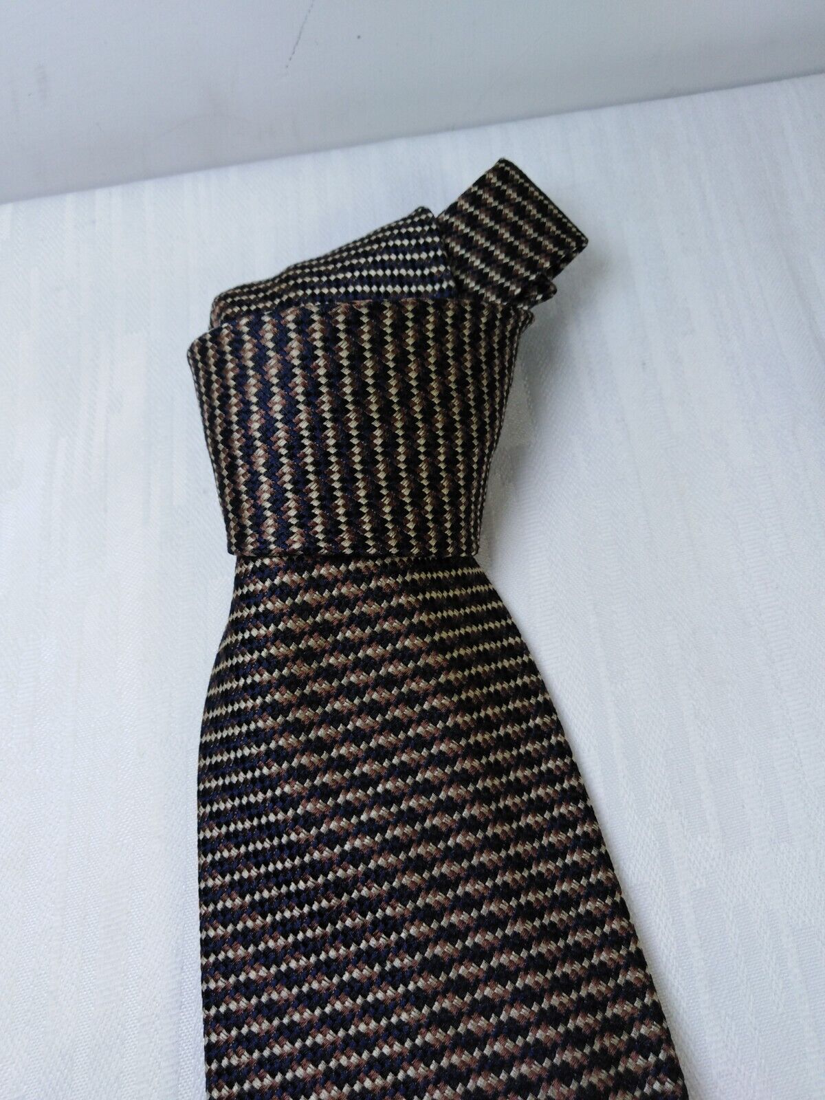 ALTEA MILANO 100% SETA SILK TIE CRAVATTA NECKTIE MADE IN ITALY VINTAGE CLASSIC