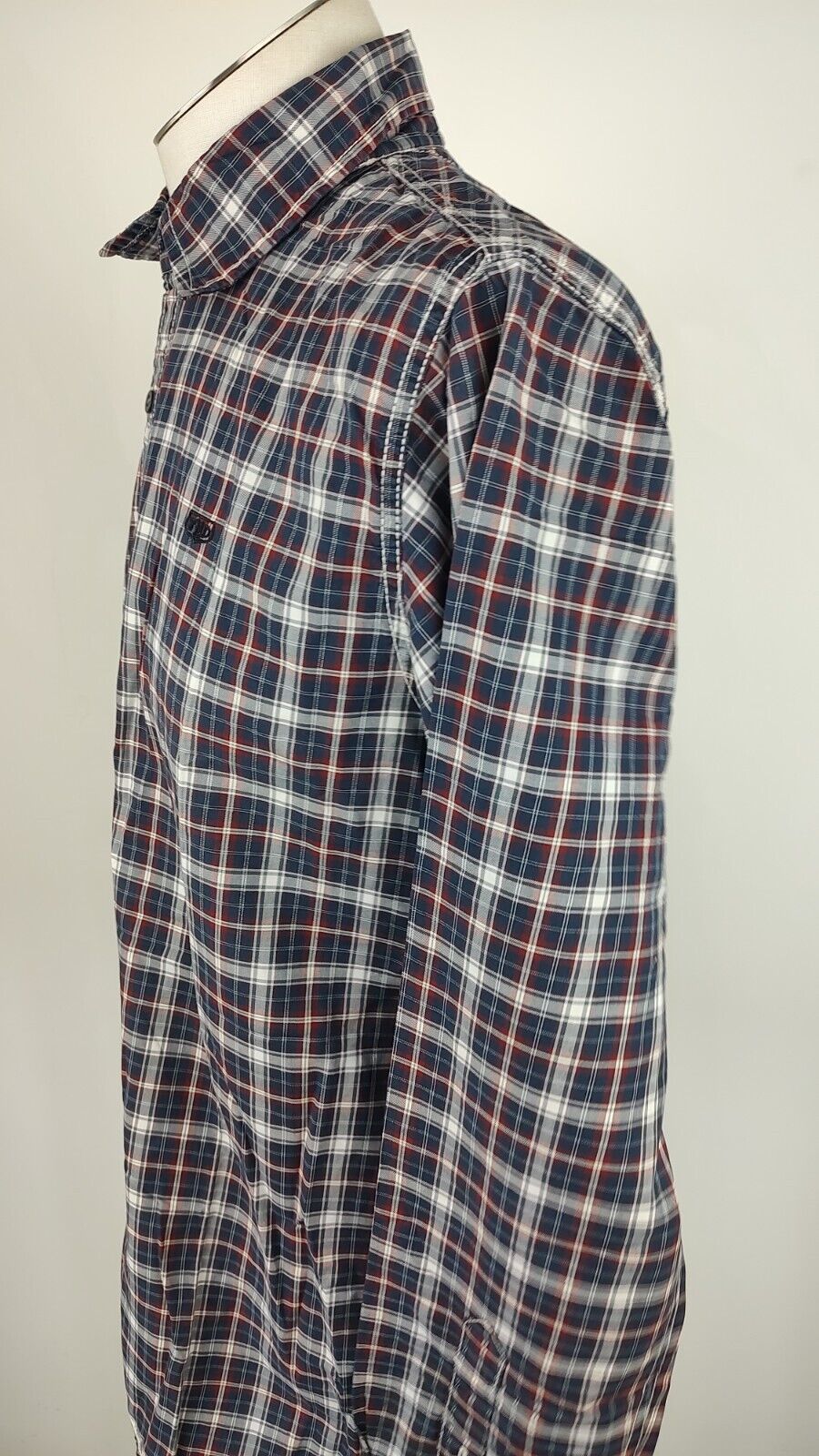 HILFIGER CAMICIA SHIRT UOMO Tg L MAN VINTAGE CASUAL COTONE