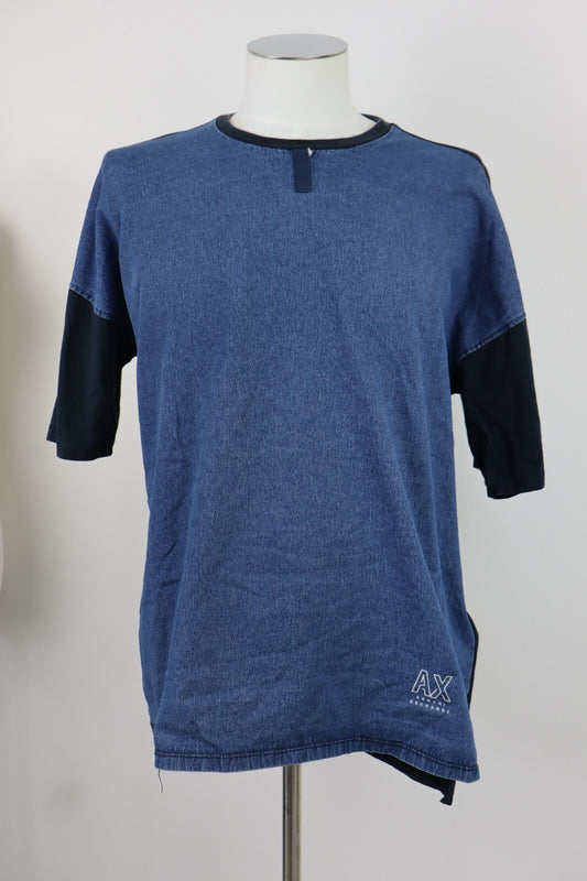 AX ARMANI EXCHANGE MAGLIA UOMO COTONE TG XS MAN COTTON T-SHIRT CASUAL VINTAGE