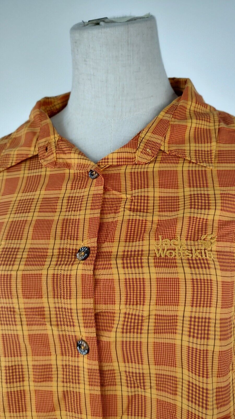 JACK WOLFSKIN CAMICIA  DONNA TG. XL WOMAN SHIRT CASUAL VINTAGE