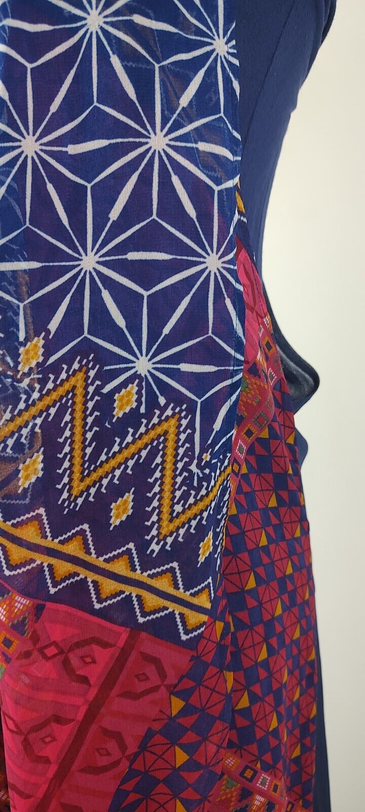 DESIGUAL VESTITO DONNA TG. 36 WOMAN CASUAL VINTAGE DRESS