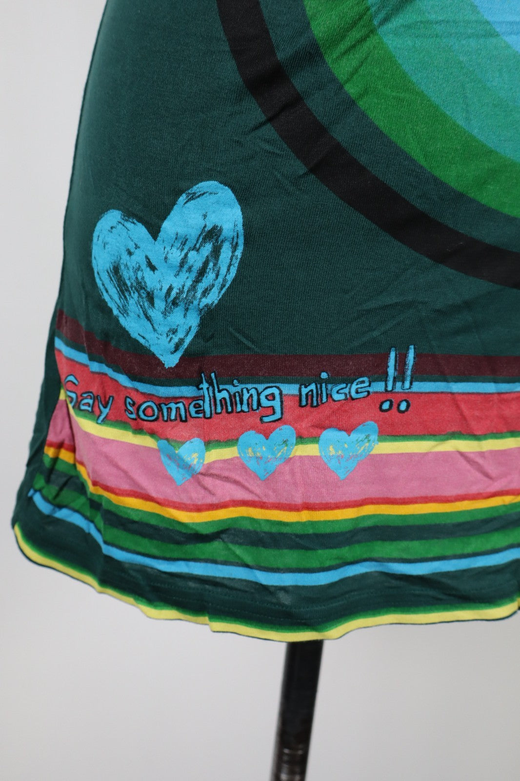 DESIGUAL MAGLIA DONNA TG. S WOMAN CASUAL VINTAGE T-SHIRT  TOP CANOTTA